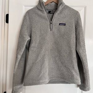 Patagonia Light Gray Fleece Jacket